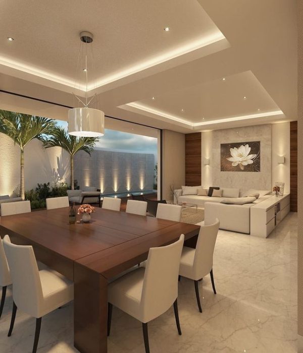 Luxury short-stay apartment in a global city skyline